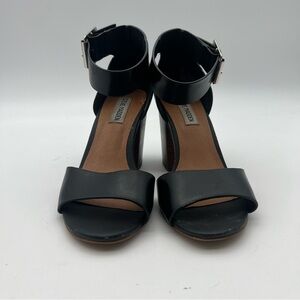 Steve Madden Black Open Toe Heels